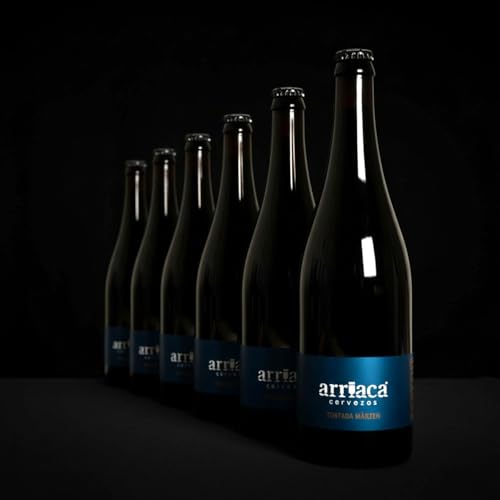 Cerveza artesana ARRIACA TOSTADA Botella 75cl Pack Regalo (Caja 6x75cl)