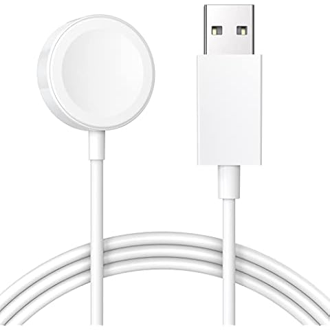 MarchPower Watch Charger for Apple Watch Charger, iWatch Charger Fast Magnetic Charging Cable 1M Portable Wireless Charger Cord Compatible with iPhone Watch Series Se, 7, 6, 5, 4, 3, 2, 1 Cover