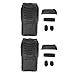 Plyisty Kit di Riparazione 'alloggiamento Radio per BF 888s Texture Matte Radio a 2 Vie Assemblaggio Facile, Push to Talk Pulsante Volume Knob Channel Selector Knob, Coperchio Dust immagine
