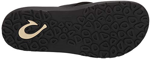 Olukai Men's Ohana Black/Black 7 D-Medium #TOP3