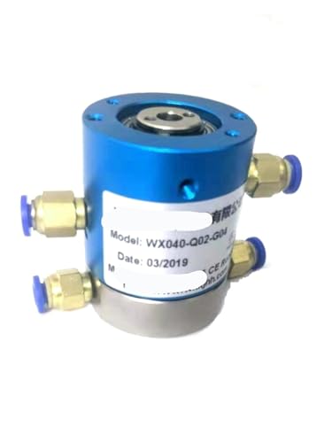 Joint rotatif pneumatique M5 conducteur à bague collectrice gaz et électrique 2 voies