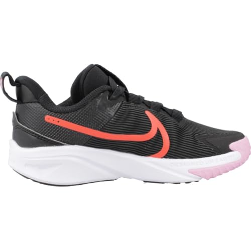 Nike Star Runner 4 NN SE Little Kids' Shoes (FJ8079-001, Black/Pink Rise/Picante Red/White)4