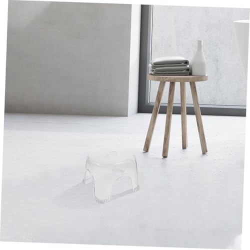 Siège réutilisable transparent contre les glissades en salle de bain - 8