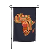 Tissu en polyester, ce drapeau de jardin africain est conçu pour durer. Sa construction robuste offre une excellente résistance aux plis, assurant qu'il reste beau saison après saison.