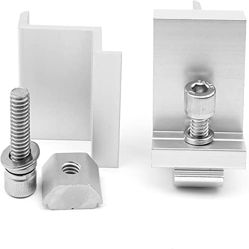 PEALOV Staffe Fissaggio Pannelli Solari,Morsetto a...