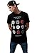MERCHCODE Jungen Mt426-twenty One Pilots Pattern Circles Tee T-Shirt, Schwarz, S EU