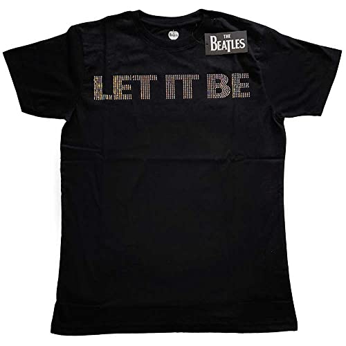 Rock Off The Beatles Let It Be Officiel T-Shirt Hommes Unisexe - Les Beatles, Paul McCartney, John Lennon, RIngo Starr, George Harrison Rock Off The Beatles Let It Be Officiel T-Shirt Hommes Unisexe