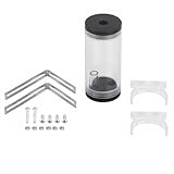 Richer-R G1/4 Gewinde Zylinder Reservoir Tank, 50 mm Durchmesser PC Flüssigkeit Wasserkühlung Volloffene Zylinder Wasserbehälter Tank Kit für PC Wasserkühlung