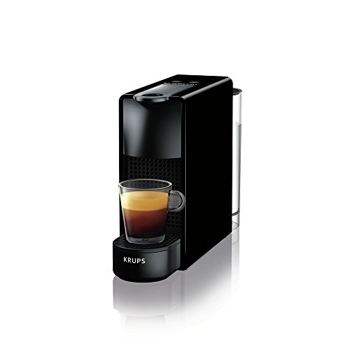 Nespresso Krups Essenza Mini - Macchina da Caffè a Capsule, Nero, 33 x 8.4 cm x 20.4 cm