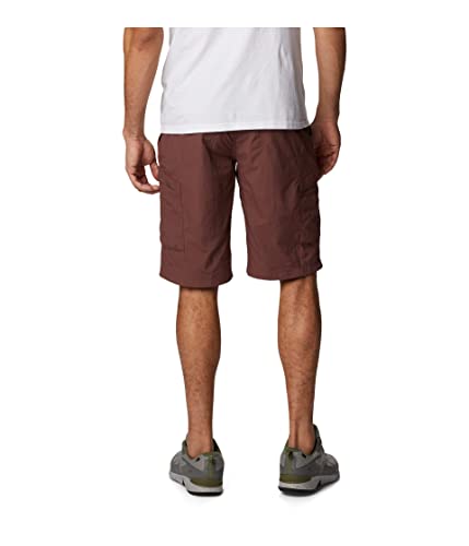 Image of Columbia Men's Regular Fit Shorts (AM4723 Cypress Heather Camo Print 40)