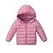 BFAFEN Girls Fashion Outfits Boys Girls Winter Coat Teens Waterproof Puffer Jacket with Hood Lightweight Outerwear School Winter Jacket 4-10 Years