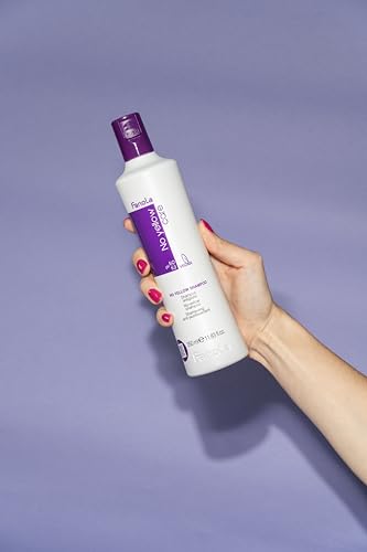 Fanola No yellow Silber-Glanz-Shampoo Anti-Gelbstich, 350 ml