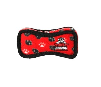 Tuffy's (タフィーズ) 丈夫な犬用 おもちゃ ぬいぐるみ ジュニアボーン2 (レッド)