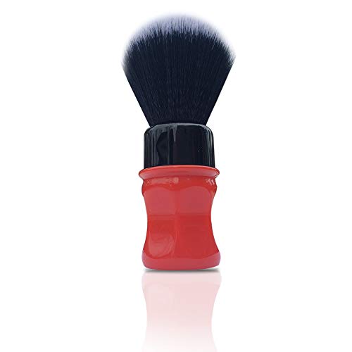 H&S Co. Synthetic Shaving Brush Red and Black