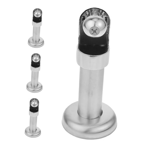 Support de cloison en acier inoxydable SOIMISS - Pieds de stabilite toilettes publiques x4