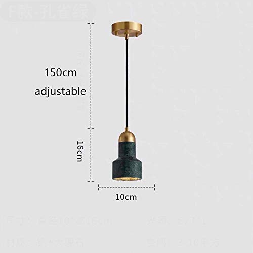 Lámpara colgante de re simple creativa para iluminación interior de diseño 7