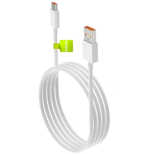 Image of Infinix Original 45W Super Fast Charging USB-A to Type-C Cable | Compatible with GT 10 Pro, Note 30, Zero 30, Zero 20, Zero 5, Hot 11 Series & More