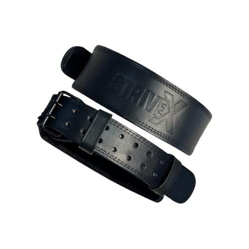 Image of Weightlifting Belt for Gym & Powerlifting | Heavy Duty Back Support Belt for Squats, Deadlifts & Heavy Lifts | Wide Lumbar Support, Strong Buckle & Training Gear (Black, L)