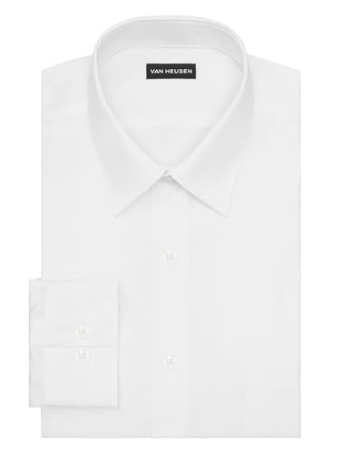 Image of Van Heusen Mens Dress Shirt Regular Fit Poplin Solid