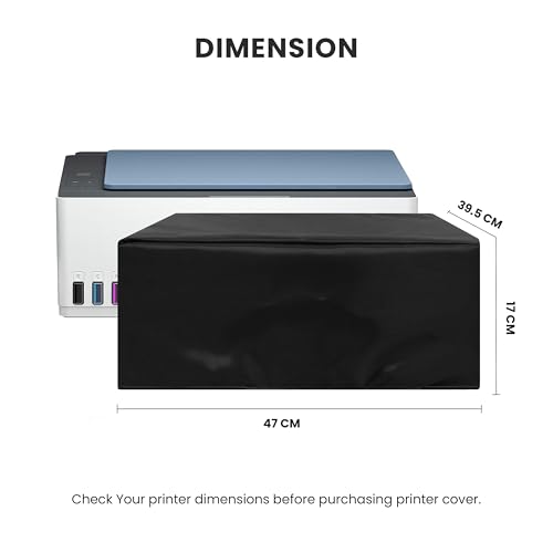 Image of ALIFIYA Dust Proof Washable Printer Cover For HP Smart Tank 589 / 529 All-In-One - Black