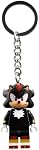 Lego 854302 Shadow the Hedgehog Mini Figure Anneau de clés Chaîne de clés Âge noir 6 -, noir