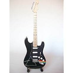 Guitare miniature Fender Pink Floyd Dark side of the moon - Les Beatles, Paul McCartney, John Lennon, RIngo Starr, George Harrison