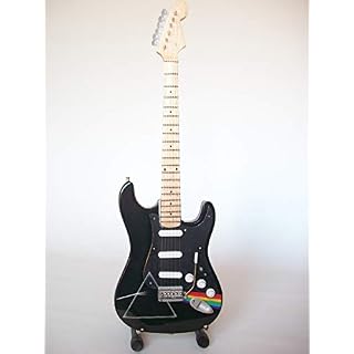Guitare miniature Fender Pink Floyd Dark side of the moon - Les Beatles, Paul McCartney, John Lennon, RIngo Starr, George Harrison