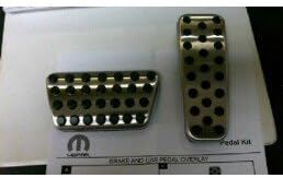 Mopar Dodge Charger 2011-2012 Bright Pedal Pad Kit OEM