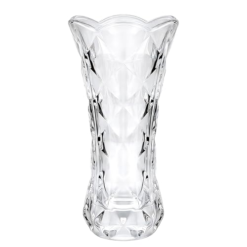 12 Inch Crystal Vases for Flowers Large Flower Vase