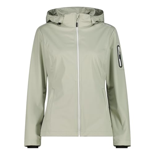 Veste softshell légère CMP femme pistache S contre le vent frais