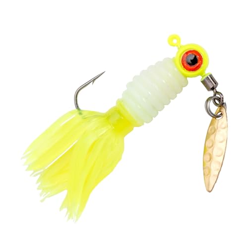 Strike King Mr. Crappie Sausage Head Rigged Crappie Thunder Lure, 1/8oz