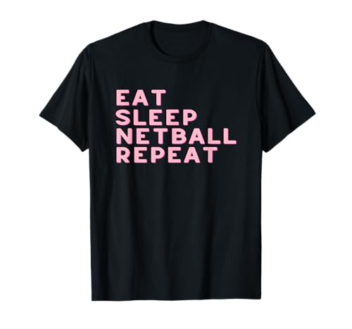 Comer sueño Netball regalo Camiseta