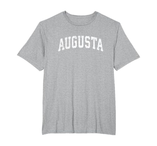 Augusta Georgia GA Vintage Varsity Sports Text T-Shirt, Men's Big and Tall, Heather Grey, 2X Tall