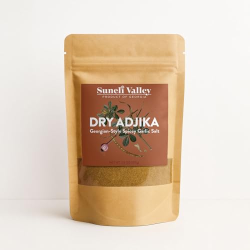 Suneli Valley Dry Adjika Powder | Spicy Georgian Garlic Rub | For Roasting, G...