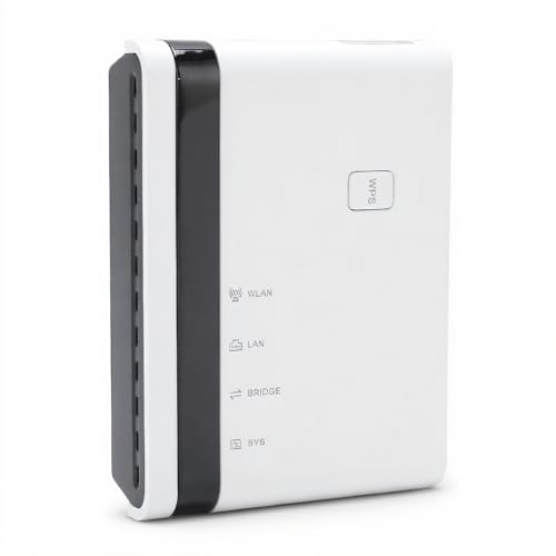 ASHATA Wireless Print Server, 10/100Mbps Ethernet Bridge Network Print Server
