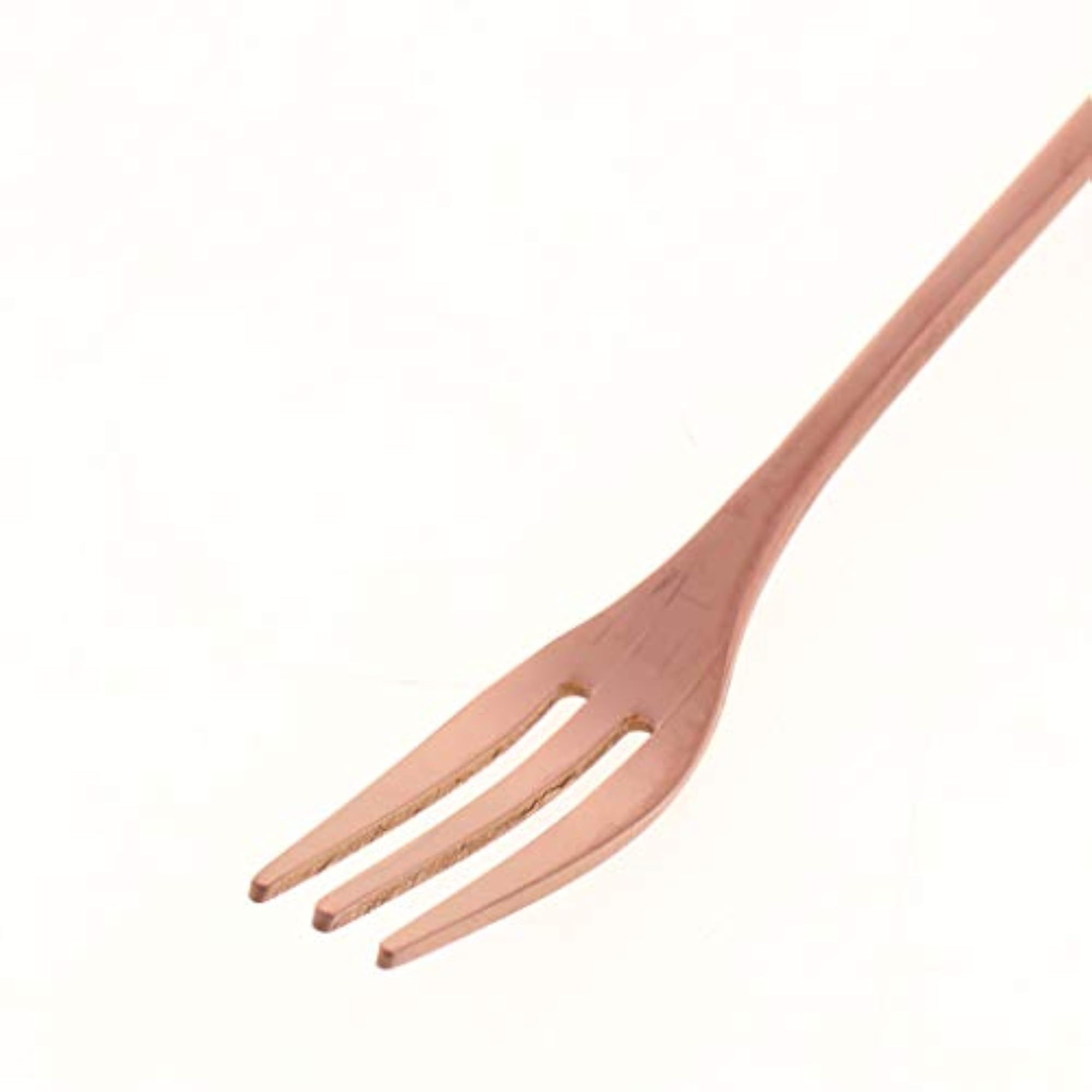 Salad Forks Stainless Steel Flatware, Rose Golden