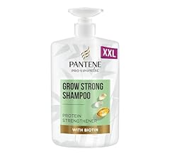 Pantene Grow Strong Shampoo with Biotin & Protein Strengthener 1L XXL pump. Helps Reduce Hair Loss Due to Breakage for Hair…
