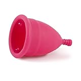 Copa Menstrual Ecológica Talla M - Sistema Antigoteo Patentado - Sin Siliconas - Copa Íntima 100% Hipoalergénica Elaborada con TPE de Grado Médico - Incluye Bolsa de Algodón - GU Planet