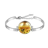 El material de la pulsera es acero inoxidable, cristal redondo, duro y duradero, de aspecto especial y hermoso