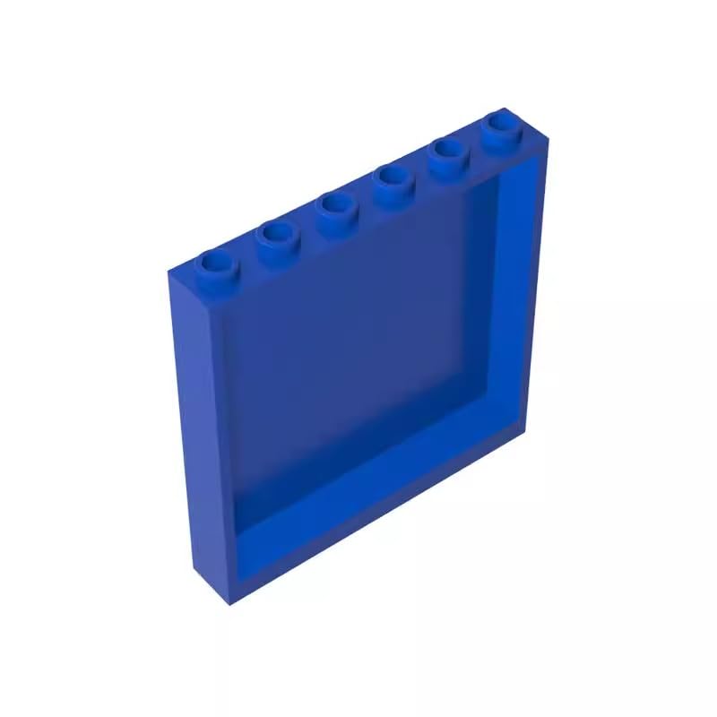 Gobricks 59349 Door Panel 1x6x5 10 Pieces GDS-773 Compatible with Lego Building Blocks Color:Blue