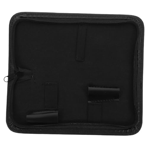 AUTSUPPL Professional Hairdressing Pouch Barber Scissors Canvas/pu Material 21.5 * 8 * 2cm Hold 3 Scissors Combs/clips Stylist's Essential for Salon Use