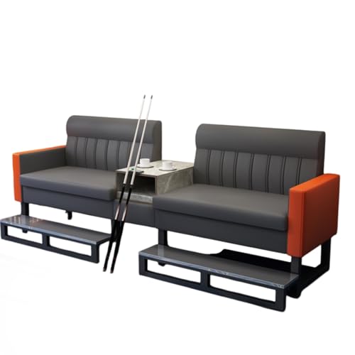 KIBONCY Cabinas de sofá de Piel sintética, sofá Multifuncional con Silla de Billar, for Mesa de salón de Billar(K)