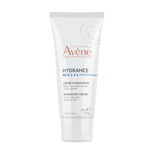 Avene Hydrance Rich Hydrating Moisturiser Face Cream I Day Cream for Sensitive, Dry, Dehydrated Skin- 40ML
