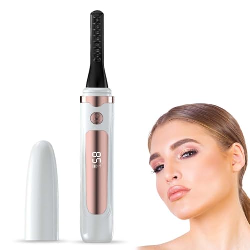 Heated Eyelash Curler, 2025 New Electric Eyelash Curler, Portable USB