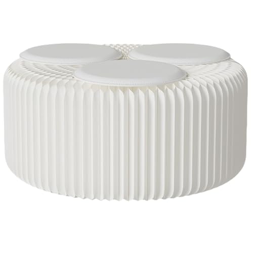 Tabouret en papier pliable compact : optimisez chaque coin de votre studio