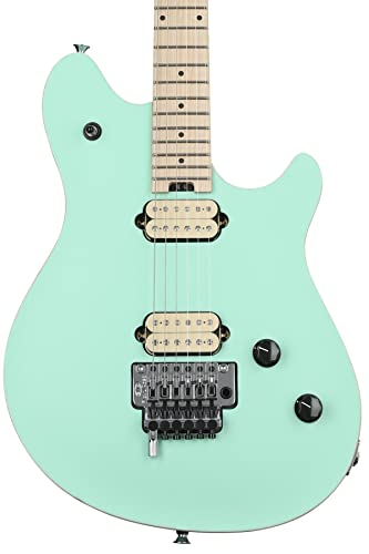 EVH Wolfgang® Special, Maple Surf Green Satin Planche à doigts Vert - Les Beatles, Paul McCartney, John Lennon, RIngo Starr, George Harrison EVH Wolfgang® Special, Maple Surf Green Satin Planche à doigts Vert