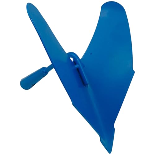 Vomere Manuale per Orto per Solchi Precisi | Acciaio Stampato e Verniciato | Dimensioni 25x20x26cm | Canna Ø28mm Conico | Peso 655gr (SINGLE)