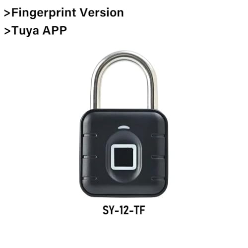 Serrure numérique Bluetooth Tuya avec empreinte digitale et code à distance