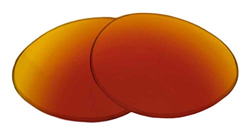 Sunglass Fix Replacement Sunglass Lenses Compatible for Oakley OO4144-F Coinflip 56mm (Polarized SFx Ultra Red-Orange Mirror Blue Pair)