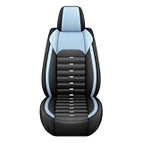 Ensembles Housses Siège pour Peugeot 207 307 2008 206 301 SW 5008 307 308 Housses Siège Voiture Universelles(1PC-Blue)